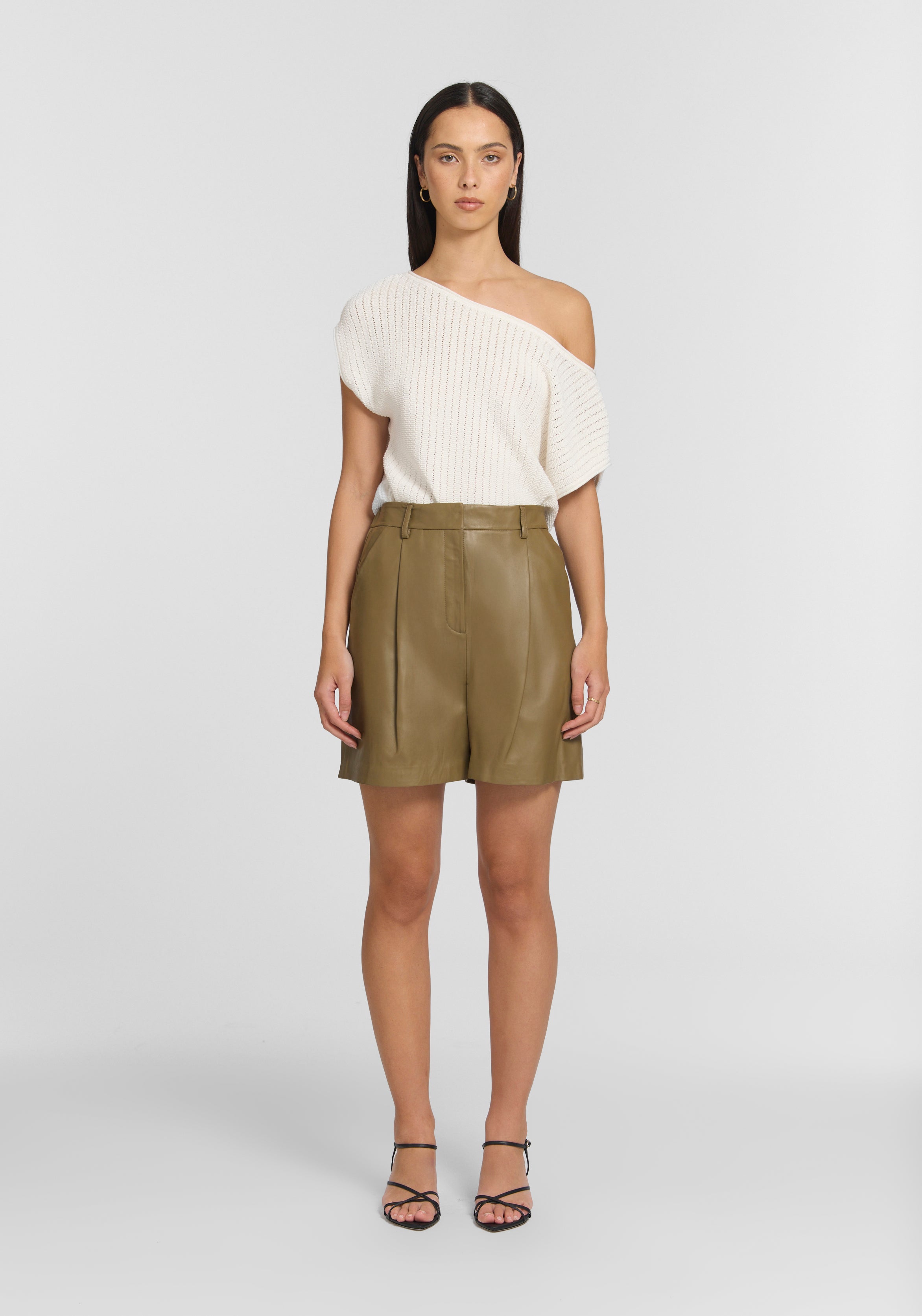 Viktoria and Woods Vulture Leather Short - Sage