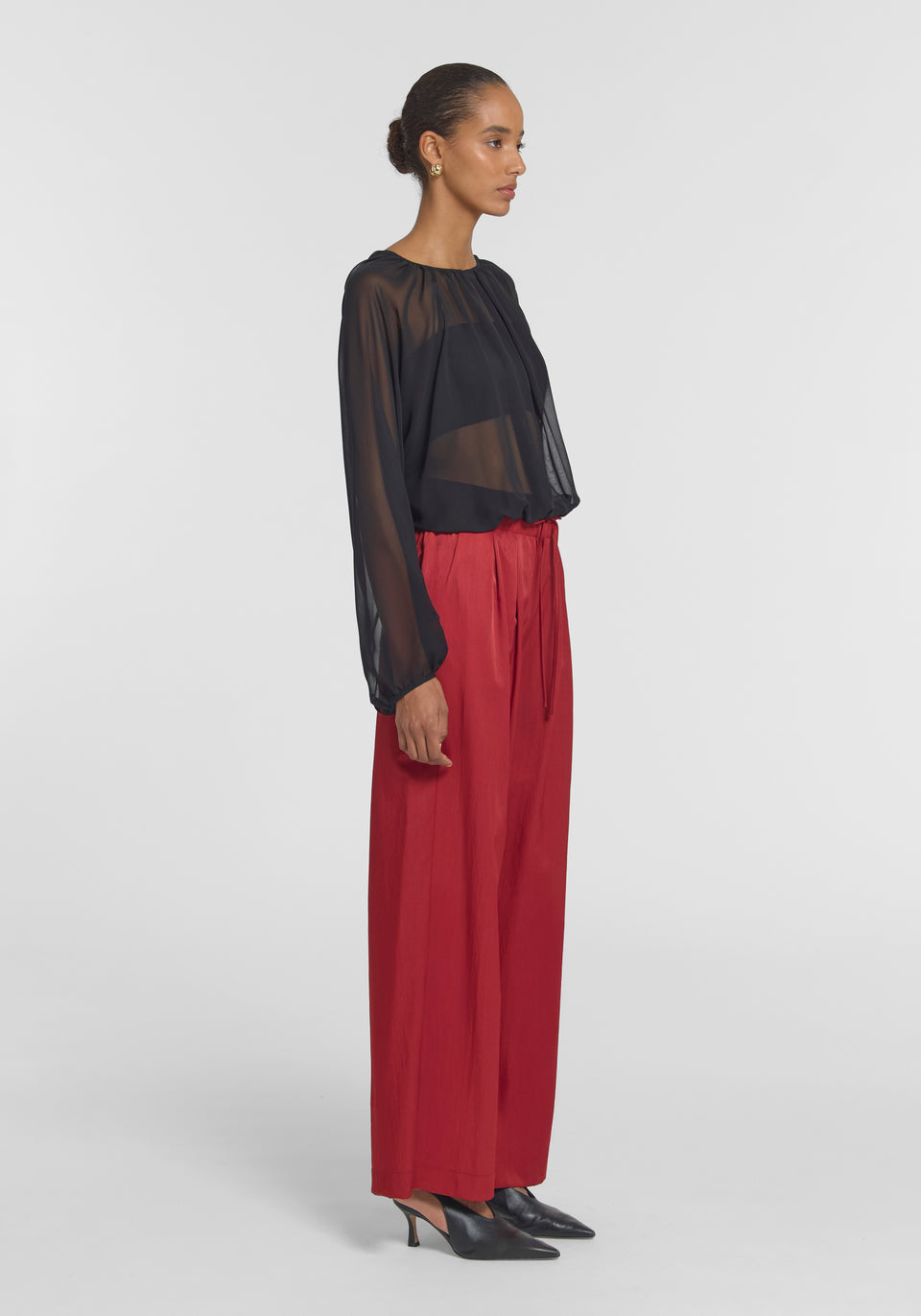 Viktoria and Woods Madden Pant  Scarlet