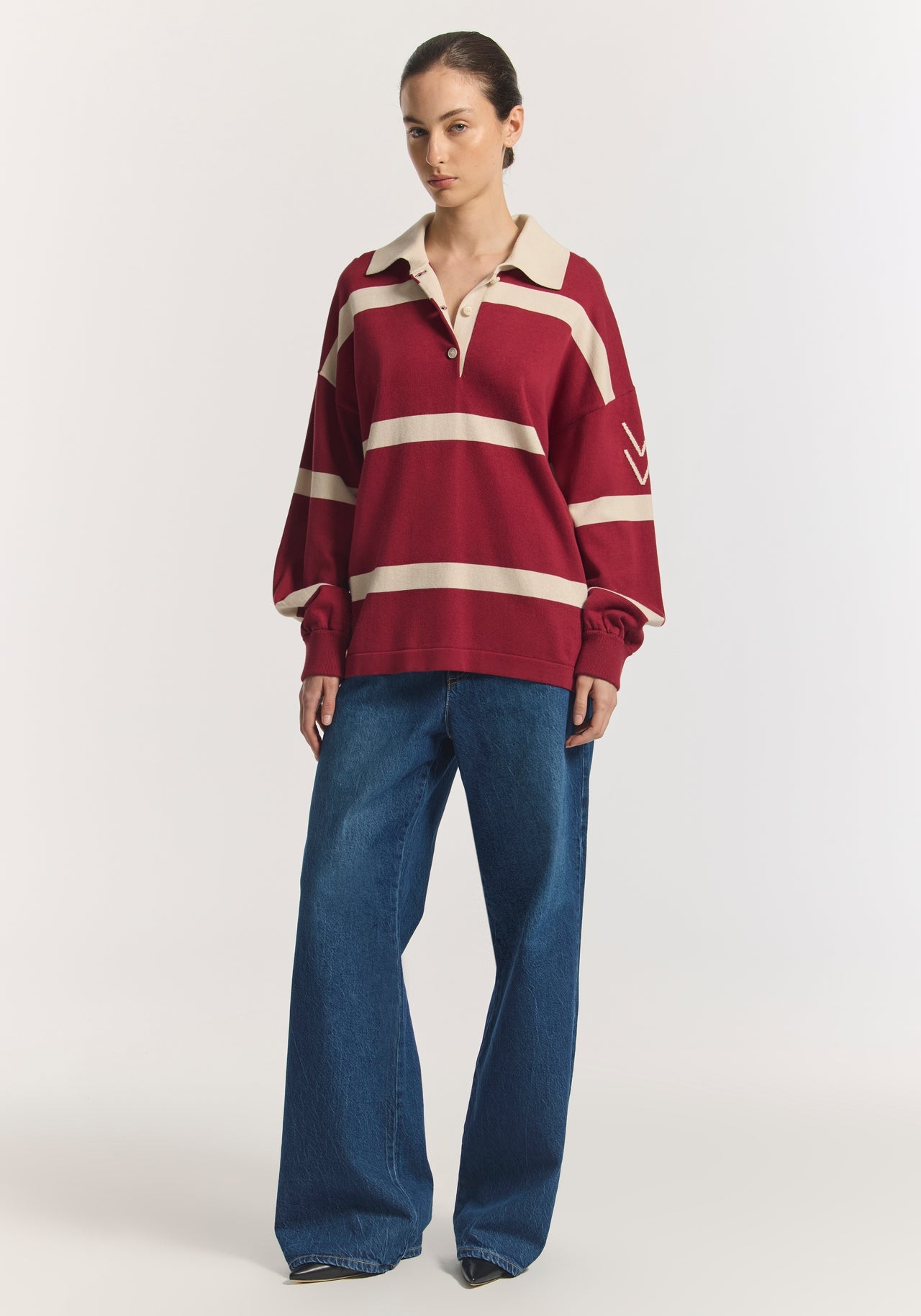 Viktoria and Woods Rival Polo Knit