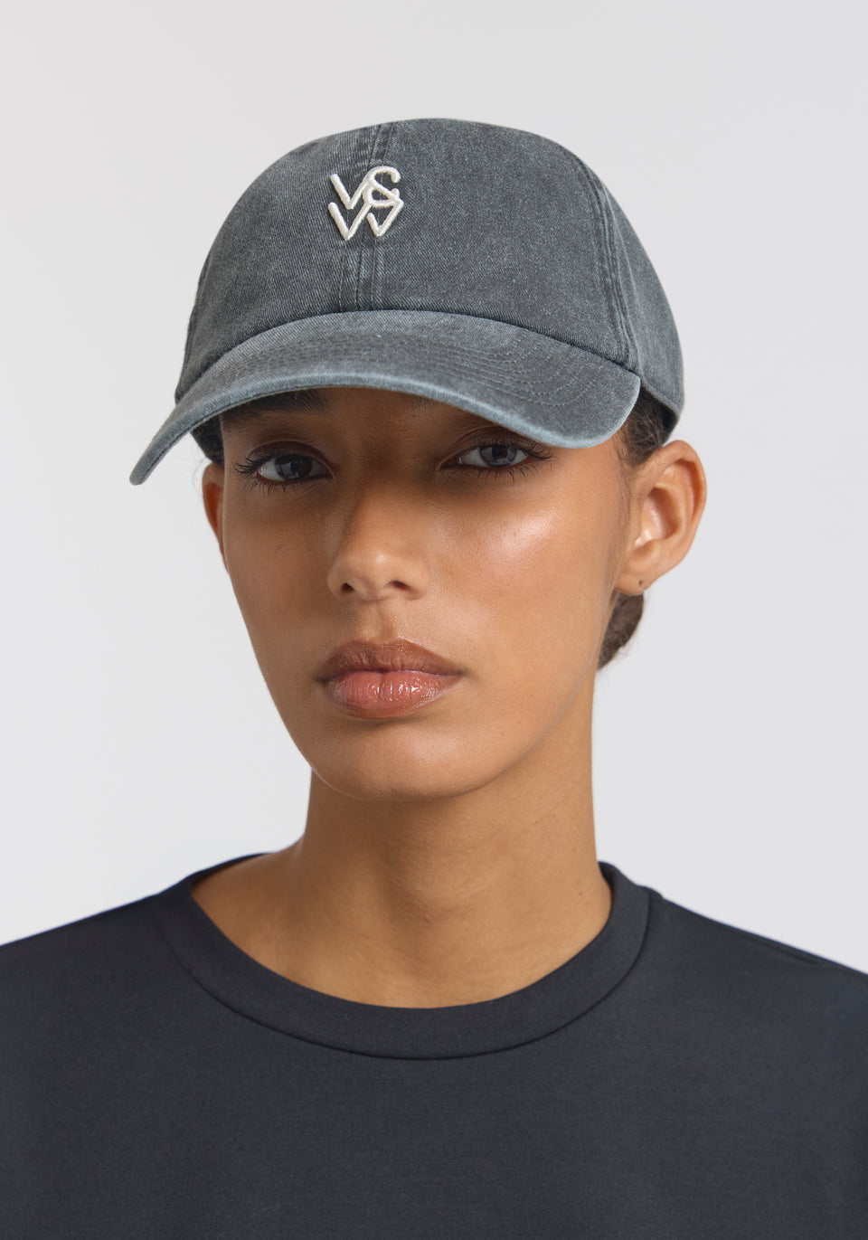 Viktoria and Woods Insignia Cap Grey Vintage Wash