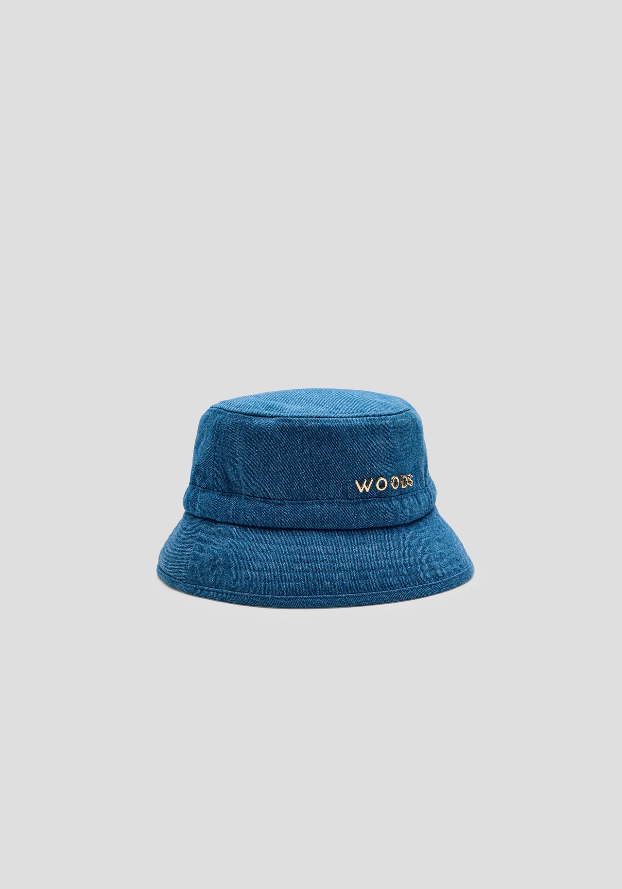 Woods Metal Bucket Hat - Denim