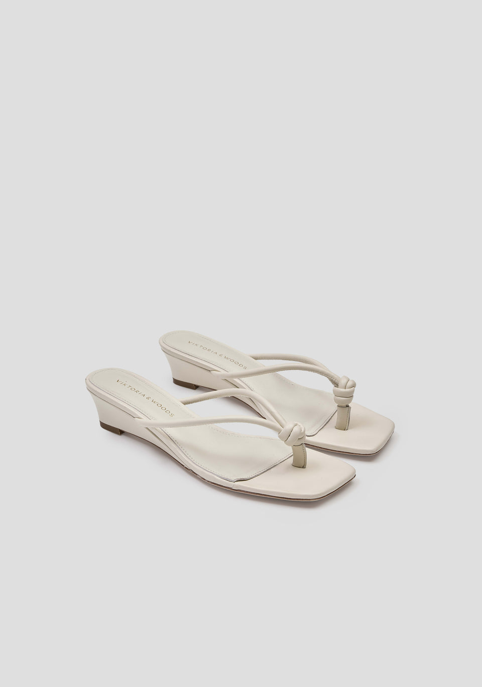 Viktoria and Woods Athens Wedge Ivory