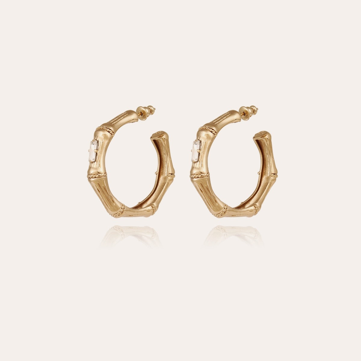 Gas Bijoux Bamboo Strass Earings