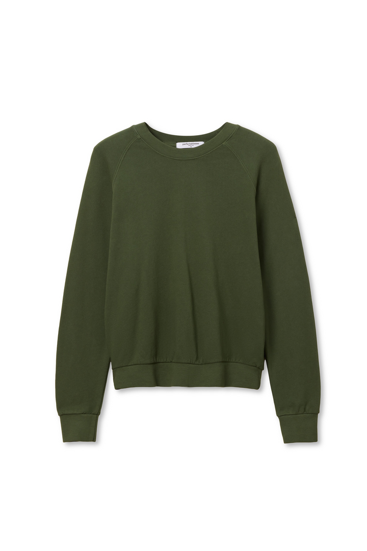 Perfect White Tee Alexi French Terry Sweatshirt Fern Greem