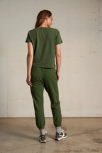 Load image into Gallery viewer, Perfect White Tee Harley Cotton short Sleeve Crew Tee - Fern Green