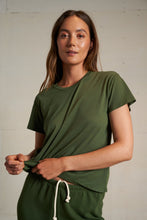 Load image into Gallery viewer, Perfect White Tee Harley Cotton short Sleeve Crew Tee - Fern Green