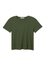 Load image into Gallery viewer, Perfect White Tee Harley Cotton short Sleeve Crew Tee - Fern Green