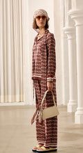 Load image into Gallery viewer, Le Stripe - L’insignia silk pant - Raisin