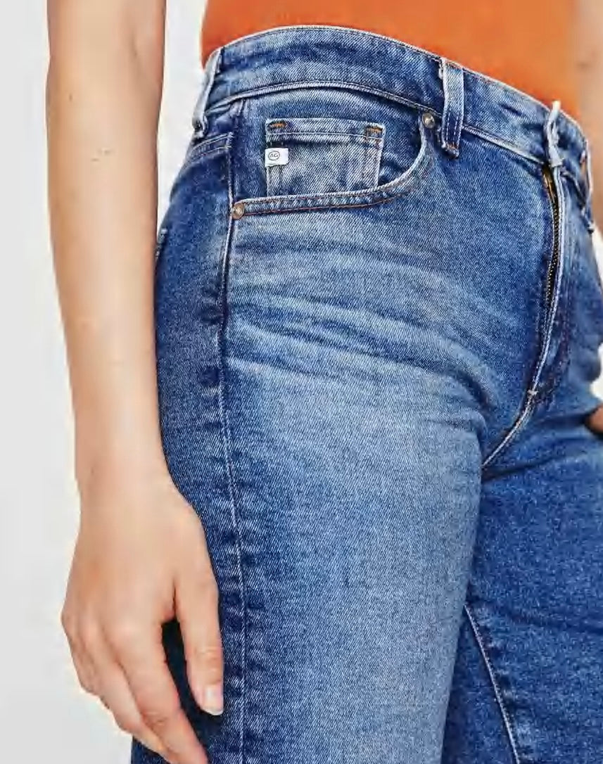 AG Saige Wide Leg Crop in Vp La Presad