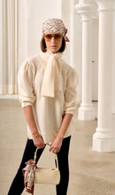 Load image into Gallery viewer, Le Stripe Bianca Puff Sleeve Knit Crema