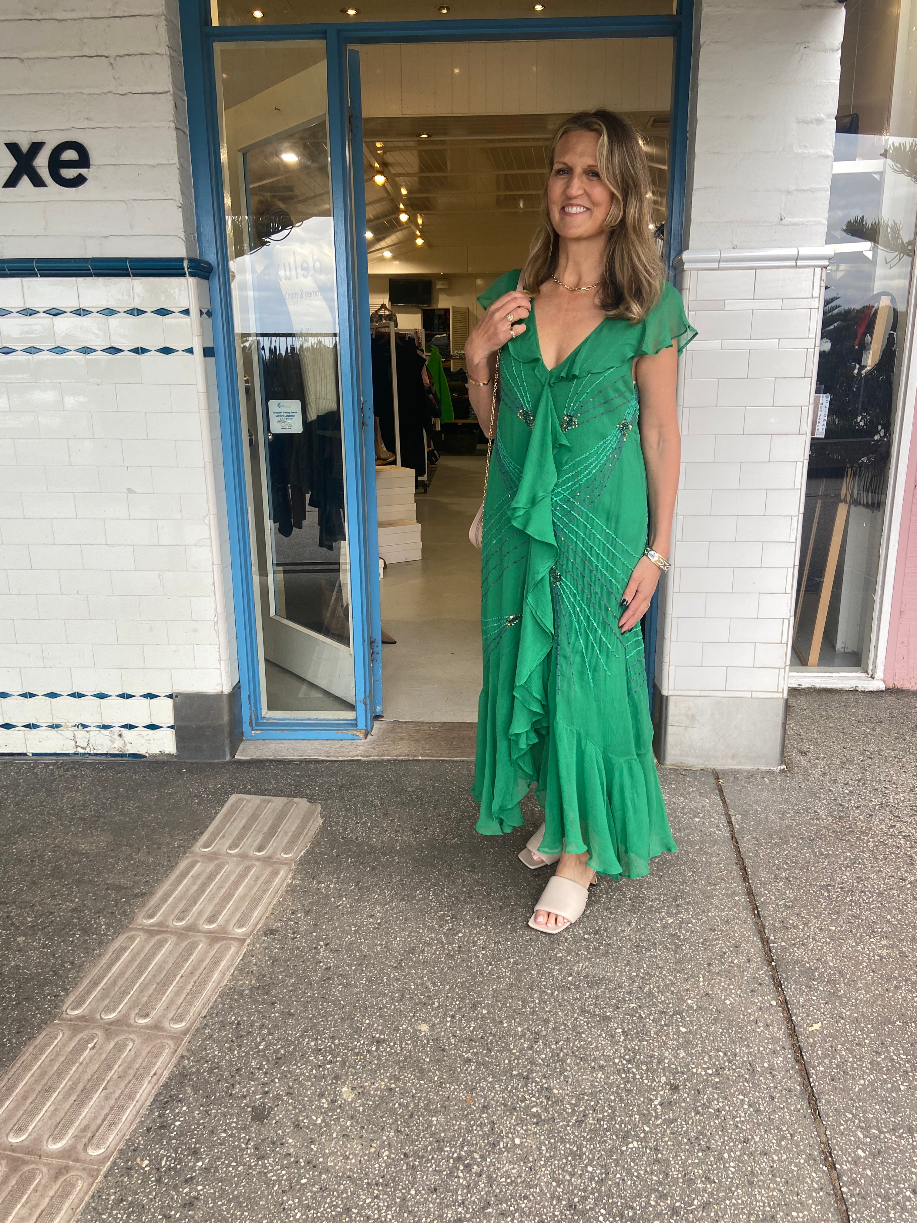 Mes Demoiselles Aida Dress Green