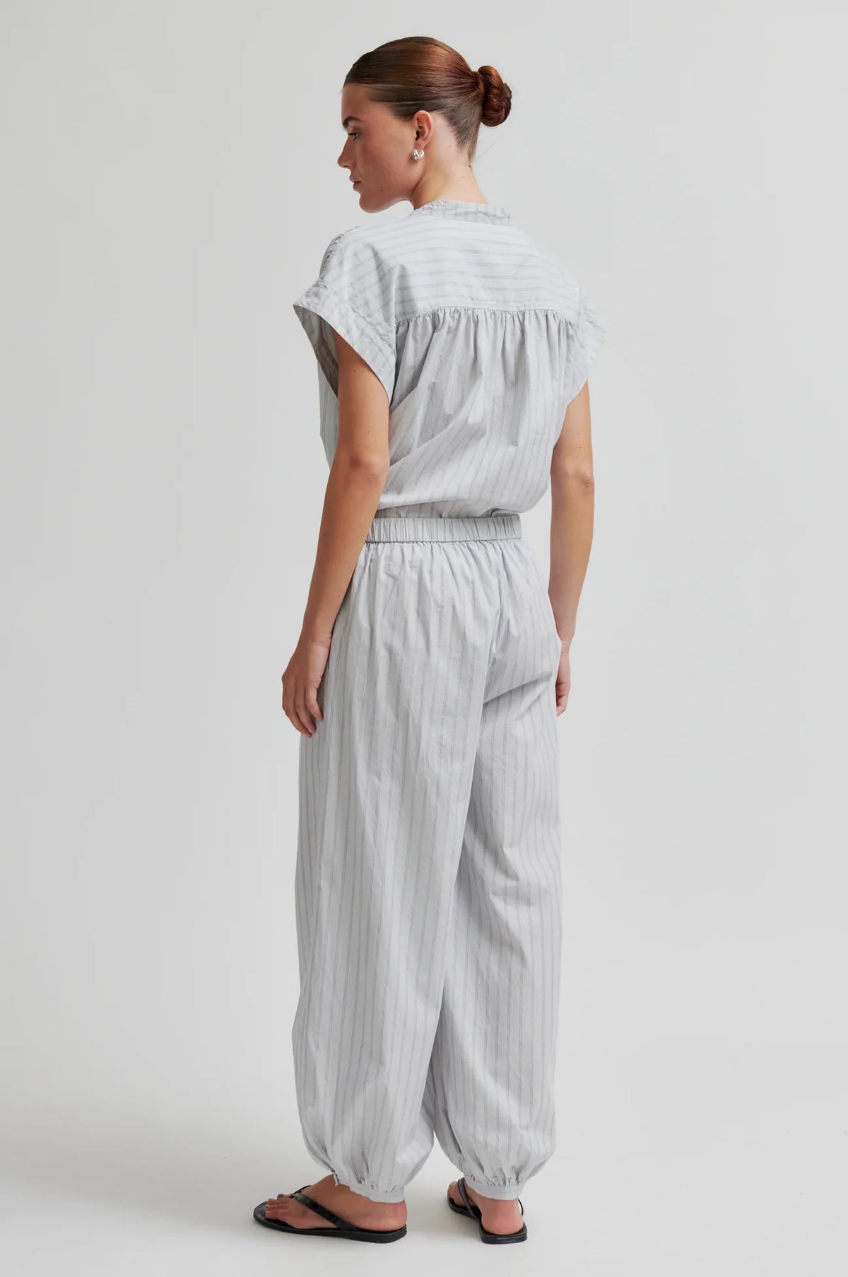 Second Female Sarisa Stripe SS Top Cashmere Blue