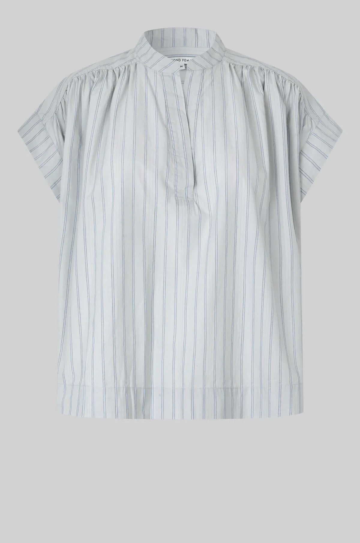 Second Female Sarisa Stripe SS Top Cashmere Blue