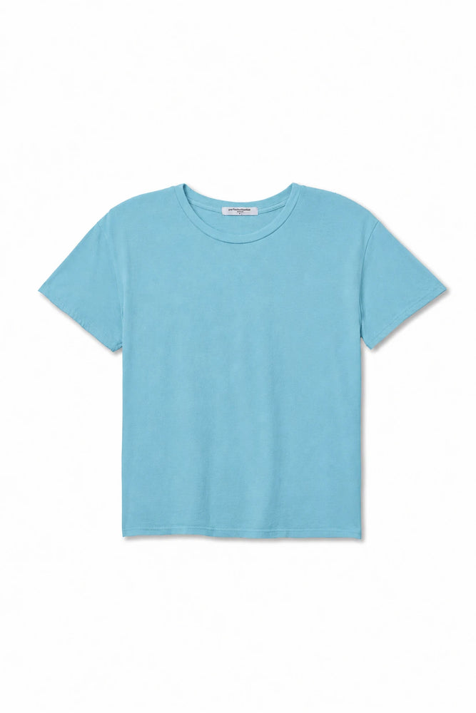 Perfect White Tee Harley Crew Neck Tee - Milky Blue