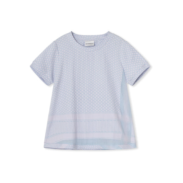 Summery Copenhagen Shirt 2 O Short Sleeves Ballad Blue / Lavender Fog