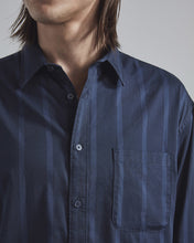 Load image into Gallery viewer, NN07 Deon Shirt in Blue Stripe