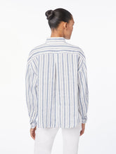 Load image into Gallery viewer, FRAME - Clean Safari Shirt in Surf Stripe