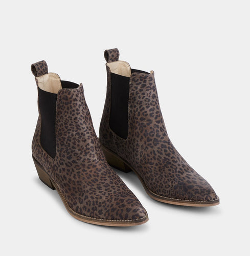 IvyLee Copenhagen - Stella Leopard Boots in Taupe