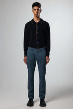 Load image into Gallery viewer, No Nationality Marco Slim Cotton Chino Sea Blue