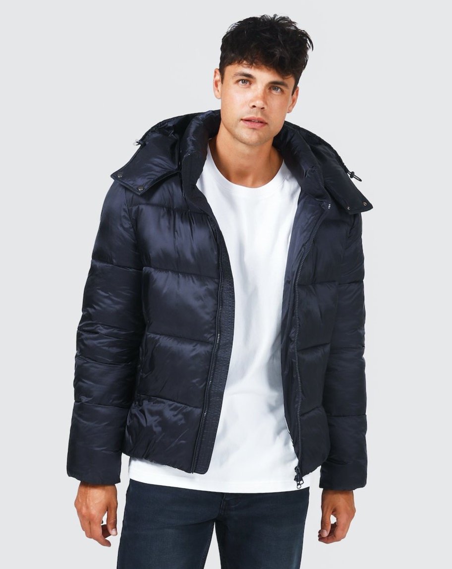 ORTC Navy Puffer Jacket Deluxe Lorne