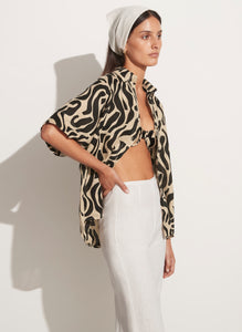 Faithfull The Brand Delora Shirt La Cateau Print