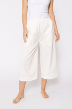 Load image into Gallery viewer, Alessandra - Lounge Pants in white Denim
