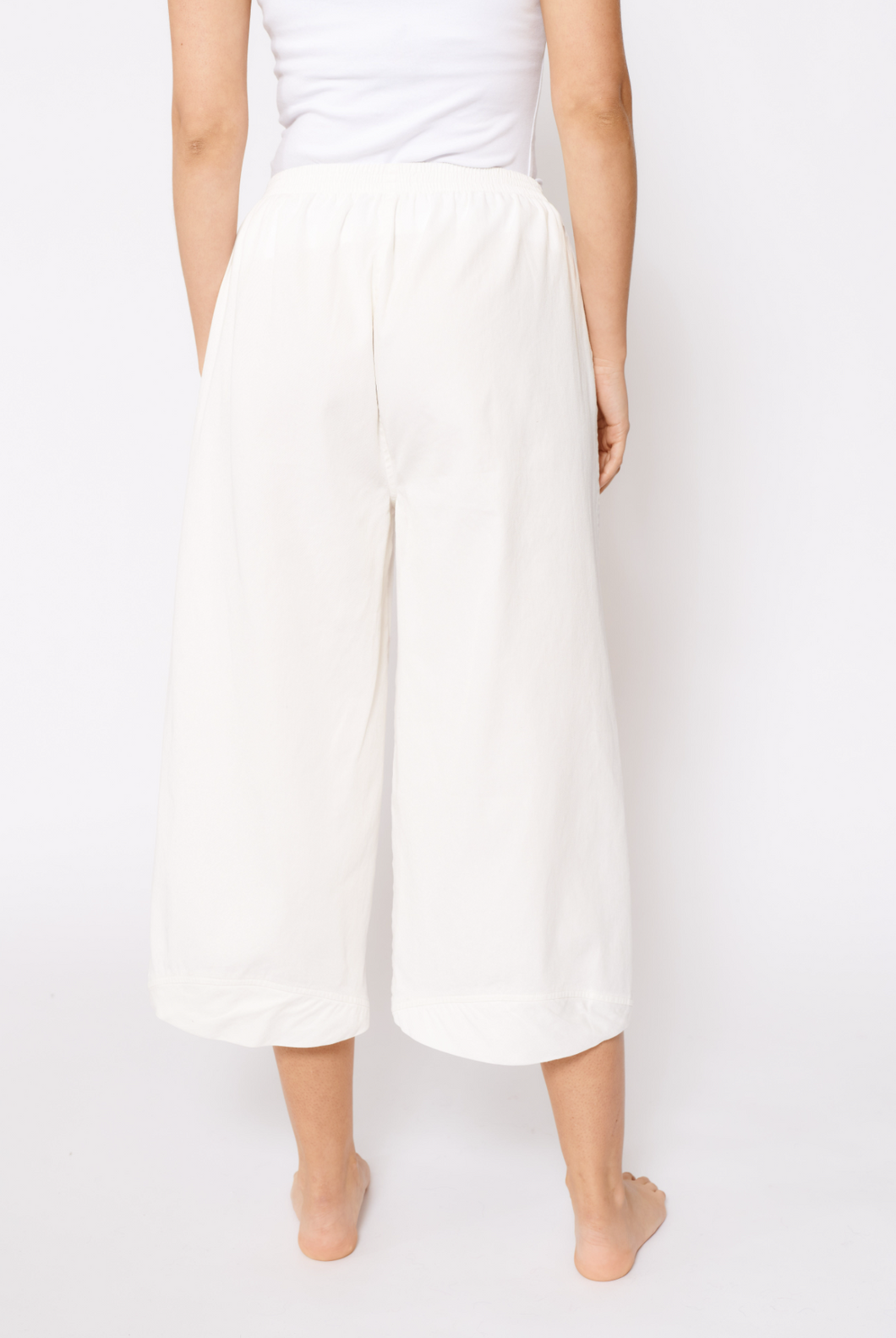 Alessandra - Lounge Pants in white Denim