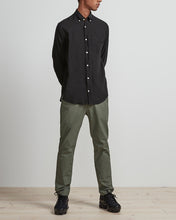 Load image into Gallery viewer, No Nationality  Levon Linen Shirt in Black