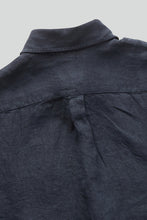 Load image into Gallery viewer, No Nationality  Levon Linen Shirt in Black