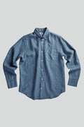 Load image into Gallery viewer, No Nationality Levon Linen Shirt Linen Blue