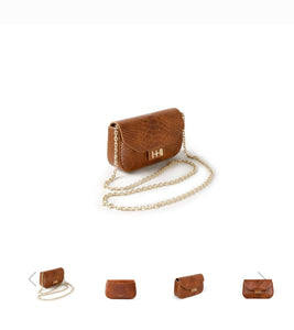 Dylan Kain - The Baby Wax Python Tan Light Gold