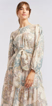 Load image into Gallery viewer, Alessandra Jitterbug Cotton Silk dress in Wheaton Aster
