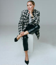 Load image into Gallery viewer, Anine Bing Diana Blazer Tan and Black Plaid