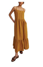 Load image into Gallery viewer, Morrison Leilani Linen Maxi Dress Hazel