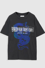 Load image into Gallery viewer, Anine Bing Walker Viper Tee Washed Black