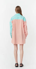 Load image into Gallery viewer, Blanca Benny Shirt Orange Aqua
