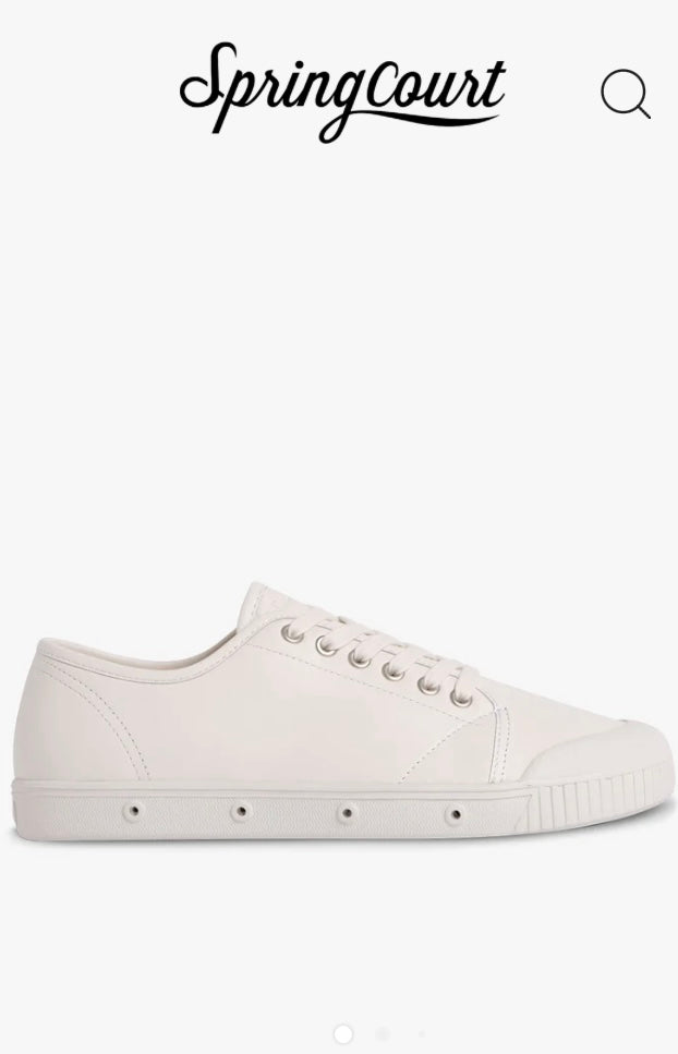 SPRING COURT - G2 Leather in White