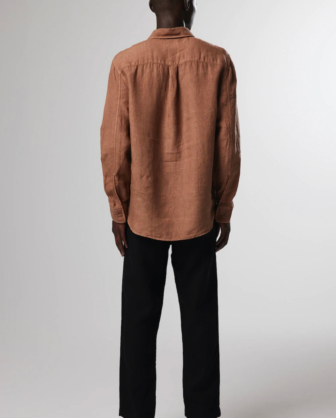 No Nationality Sune Regular Linen Shirt in Nougat