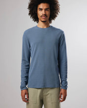 Load image into Gallery viewer, No Nationality Clive Cotton Blend Tee in Swedish Blue