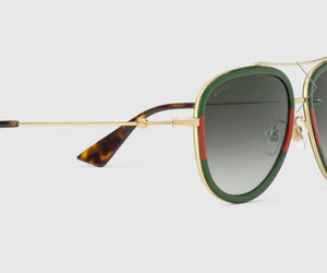 Gucci Aviator Metal Sunglasses