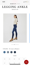 Load image into Gallery viewer, AG Jeans - Legging Ankle - Mid Rise Skinny Ankle Jean in 18years