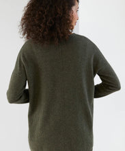 Load image into Gallery viewer, Mia Fratino Benni Cashmere Crew Military