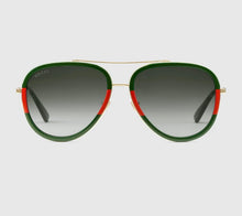 Load image into Gallery viewer, Gucci Aviator Metal Sunglasses