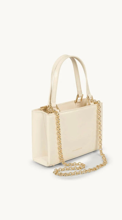 Dylan Kain Paltrow Bag Cream and Light Gold