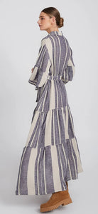 Estilo Emporio Besito Maxi Coat Dress Tela Torre