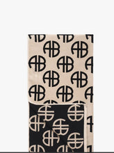 Load image into Gallery viewer, Anine Bing Bahia Towel  beige monogram print