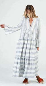Estilo Emporio Maxi Sorrento Dress In Sea Spray