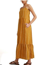 Load image into Gallery viewer, Morrison Leilani Linen Maxi Dress Hazel