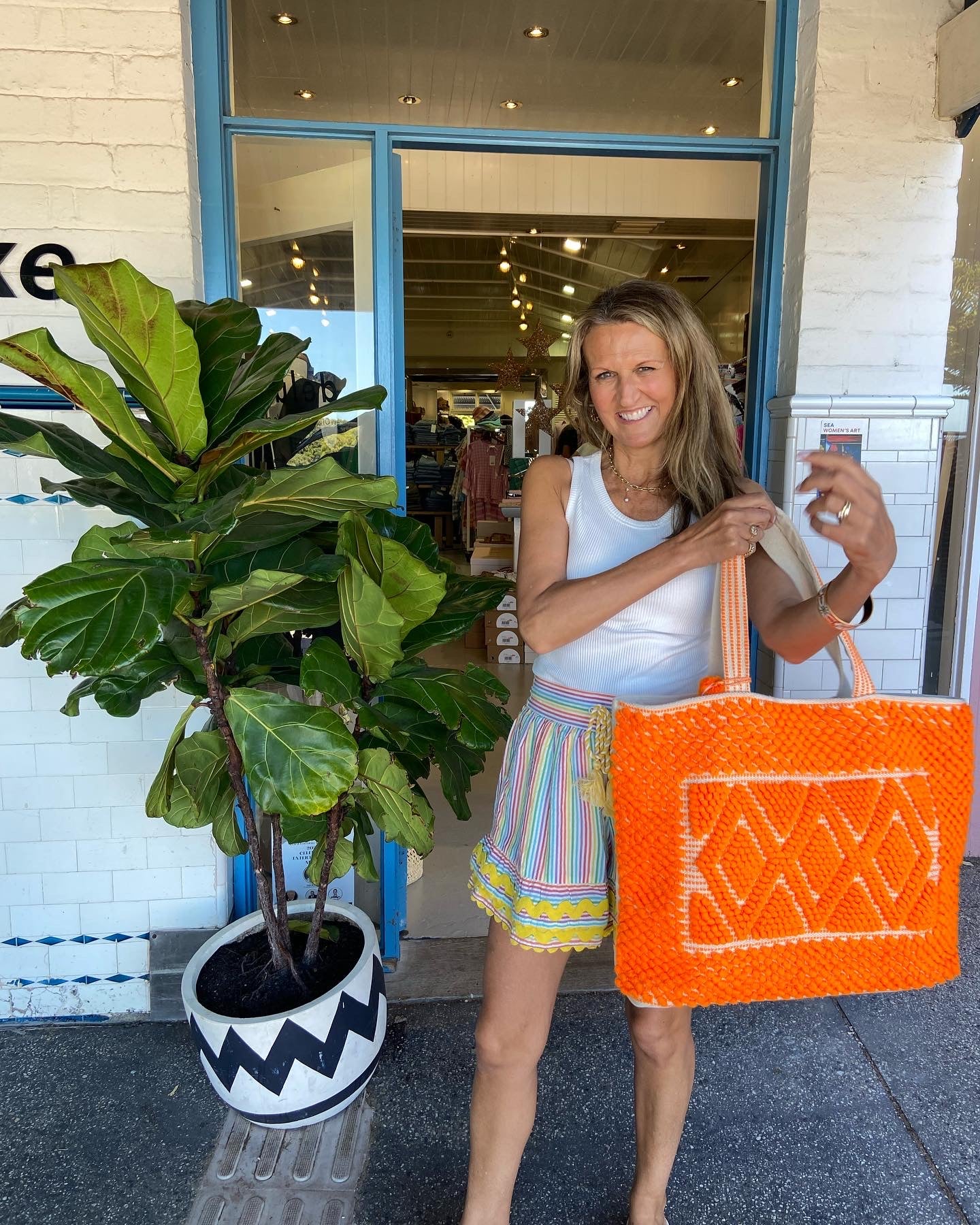 Summery Copenhagen Kiki Large bag Orange