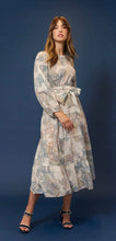 Load image into Gallery viewer, Alessandra Jitterbug Cotton Silk dress in Wheaton Aster